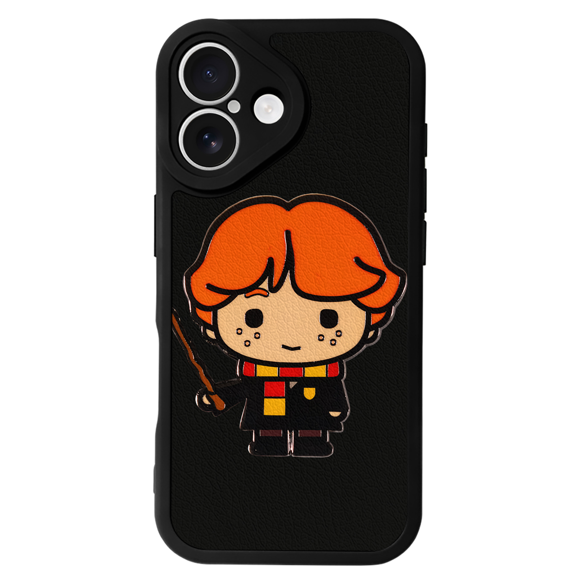 （画像用） Harry Potter ハリー・ポッターシリーズ 【iPhone 16シリーズ対応】シリコンスマホケース（レザー調） 材質：シリコン